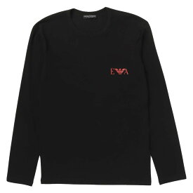 EMPORIO ARMANI エンポリオ アルマーニ BOLD MONOGRAM LONG T-SHIRT コットン クルーネック 長袖 Tシャツ EUサイズ メンズ 男性 プレゼント 無料ラッピング ギフト 54087153 公式ショップ 正規ライセンス商品