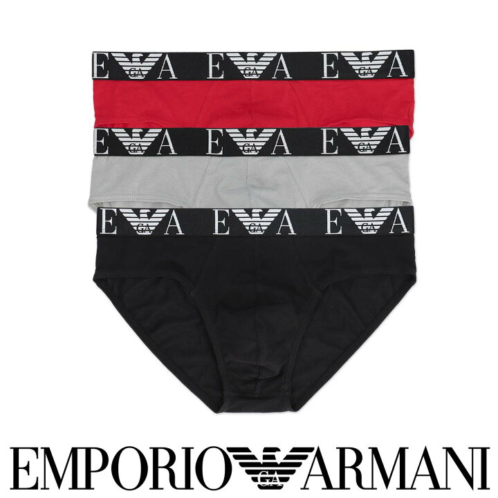 楽天市場】セール！40％OFF 送料無料 【3枚セット】EMPORIO ARMANI 