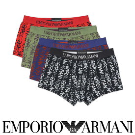 セール！ EMPORIO ARMANI エンポリオ アルマーニ ALL OVER LOGO オールオーバーロゴ ボクサーパンツ 前閉じ EUサイズ メンズ 男性 プレゼント ギフト 無料ラッピング ブランド アンダーウェア 54095069