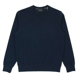 �Z�[���I EMPORIO ARMANI �G���|���I �A���}�[�j STRECH PIQUET TERRY CREE NECK SWEATSHIRT �X�g���b�` �s�P �e���[ �X�E�F�b�g�g���[�i�[ ���E���W�E�F�A EU�T�C�Y �����Y �j�� �v���[���g �������b�s���O 