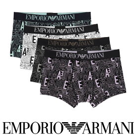 セール！51％OFF EMPORIO ARMANI エンポリオ アルマーニ ALL OVER BOLD LOGO ボールド ロゴ ボクサーパンツ 前閉じ EUサイズ メンズ 男性 プレゼント ギフト 無料ラッピング ブランド アンダーウェア 54045069 公式ショップ 正規ライセンス商品