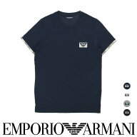 セール！ EMPORIO ARMANI エンポリオ アルマーニ PIPING LOGOBAND REGULAR FIT T-SHIRT パイピング ロゴ…