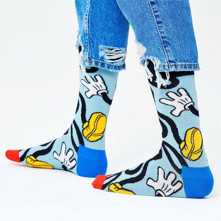 楽天市場 セール 44 Off ハッピーソックス Limited Happy Socks Disney ディズニー Mickey Stretch ミッキー ストレッチ クルー丈 ソックス 靴下 メンズ 男性 紳士 男性 メンズ プレゼント 贈答 ギフト バレンタイン ナイガイ 公式ショップ