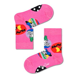 セール！41%OFF Happy Socks ハッピーソックス 【Limited】Happy Socks × Disney ( ディズニー ) Daisy & Minnie Dot （ デイジー アンド ミニー ドット ） 子供 クルー丈 ソックス 靴下 KIDS ジュニア キッズ プレゼント 贈答 ギフト 14213005