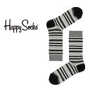 セール！30％OFF Happy Socks ハッピーソックス MULTI STRIPE （ マルチストライプ ） クルー丈 ソックス 靴下 ユニセックス メンズ ＆ レディス プレゼント 無料ラッピング ギフト 10201903