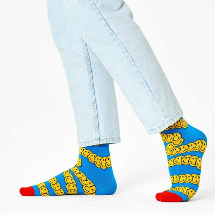 待望 取寄 ハッピーソックス レディース スマイリー 3パック ギフト セット Happy Socks Women Smiley 3 Pack Gift Set Turquoise Fucoa Cl
