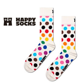 Happy Socks ハッピーソックス Pride Dots （ プライド ドット ）クルー丈 ソックス 靴下 ユニセックス メンズ ＆ レディース プレゼント 無料ラッピング ギフト 10231165