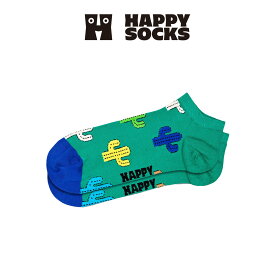 Happy Socks ハッピーソックス Cactus Low Sock ( カクタス ) サボテン スニーカー丈 ソックス 靴下 ユニセックス メンズ ＆ レディース プレゼント 無料ラッピング ギフト 10240008