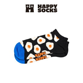 Happy Socks ハッピーソックス Sunny Side Up ( サニー サイド アップ ) 目玉焼き スニーカー丈 ソックス 靴下 ユニセックス メンズ ＆ レディース プレゼント 無料ラッピング ギフト 10240010