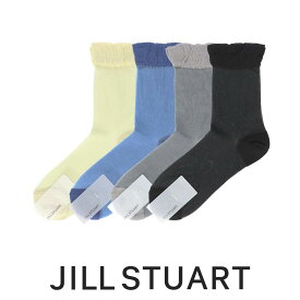 JILL STUART ジル スチュアート 日本製 クリアシアー シースルー クルー丈 レディース ソックス 靴下 女性 プレゼント 無料ラッピング ギフト 03145485