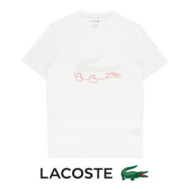 LACOSTE ラコステ CROCO PRINT T-SHIRTS グラフィカルクロコ クルーネック 半袖 Tシャツ ラウンジウェア EUサイズ 男性 メンズ プレゼント ギフト 正規ライセンス商品 ブランド 53135983