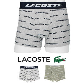 セール！30％OFF LACOSTE ラコステ COTTON TRUNK グラフィカルネームロゴ コットン ボクサーパンツ 前閉じ 日本サイズ 男性 メンズ プレゼント 贈答 ギフト 53135989 公式ショップ 正規ライセンス商品