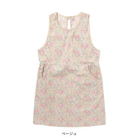 LICIE リッシー LIBERTY リバティプリント Tatum テイタム 撥水加工 後結び 背付き エプロン 綿100% 40ブロード レディース ギフト プレゼント 70553006