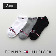 セール30％OFF！ 【3足セット】送料無料 TOMMY HILFIGER トミーヒルフィガー メンズ レディース オーガニ…