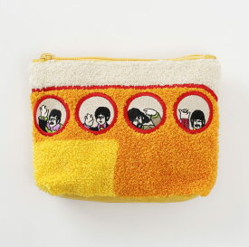 ビートルズ イエローサブマリン 刺繍 ボア ポーチ 小物入れ