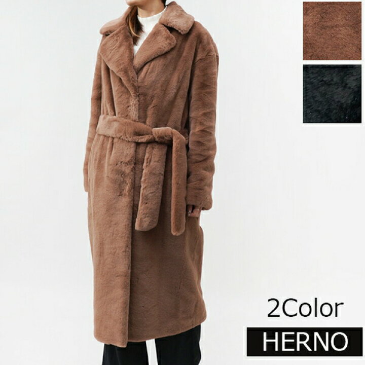 楽天市場】HERNO ヘルノ エコファーベルテッドコート CA0409D 12422 