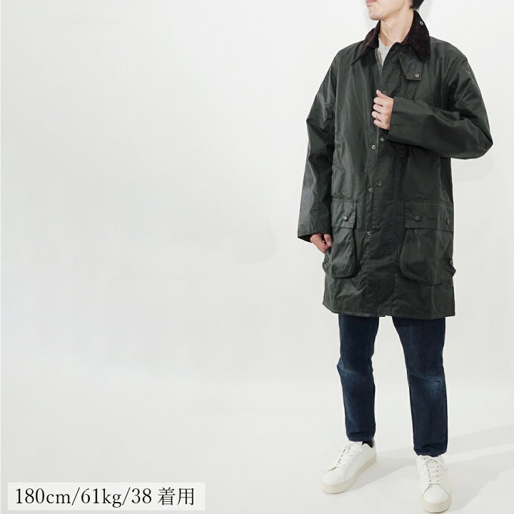 楽天市場】Barbour バブアー ボーダーワックスジャケット MWX0008 SG91 