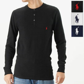 【全品10倍ポイント 要エントリー 4/27 9:59まで】POLO RALPH LAUREN ラルフローレン 長袖 ヘンリーネックカットソー PWL L/S HENLEY メンズ　Tシャツ ロンT ワッフル 長袖Tシャツ