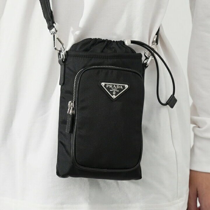 楽天市場】PRADA プラダ フォンケース ReNylon 2ZH155 2DMI F0002 NERO 