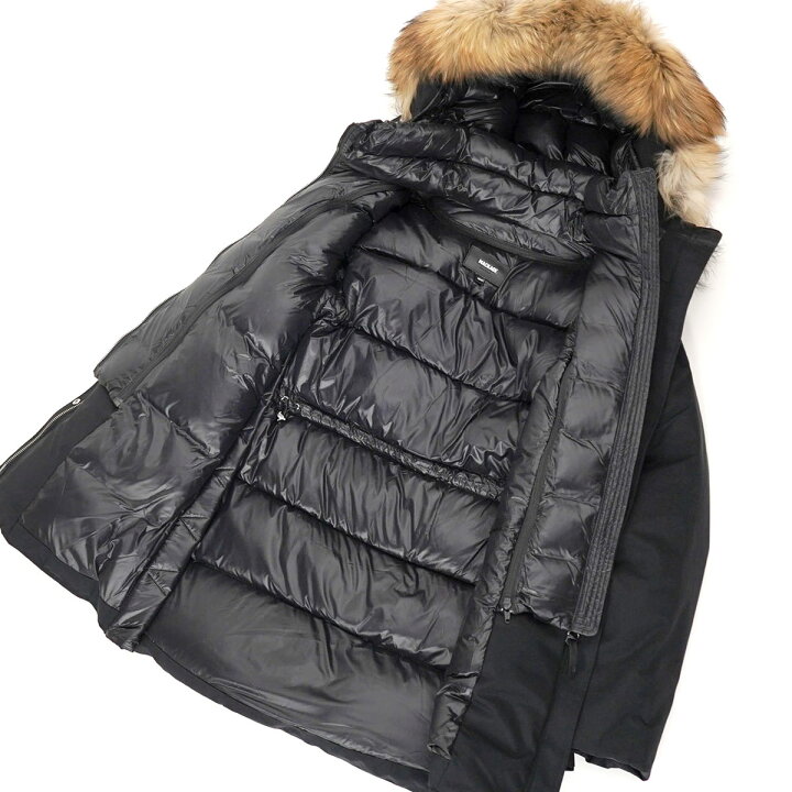 楽天市場】MACKAGE マッカージュ ダウンコート KINSLEE-F Black 2-IN-1 
