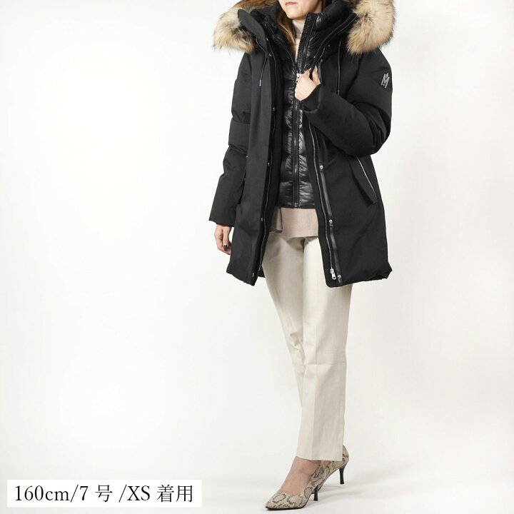 楽天市場】MACKAGE マッカージュ ダウンコート KINSLEE-F Black 2-IN-1 