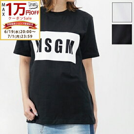 【最大5,000円OFFクーポン配布中】MSGM エムエスジーエム 半袖Tシャツ 2000 MDM520 レディース