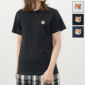 [決算SALEプライス]MAISON KITSUNE メゾンキツネ 半袖Tシャツ AW00103KJ0005 レディース カットソー フォックスヘッド