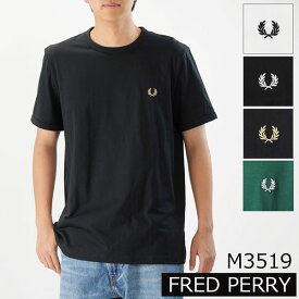 FRED PERRY フレッドペリー 半袖Tシャツ M3519 メンズ クルーネック カットソー RINGER T-SHIRT