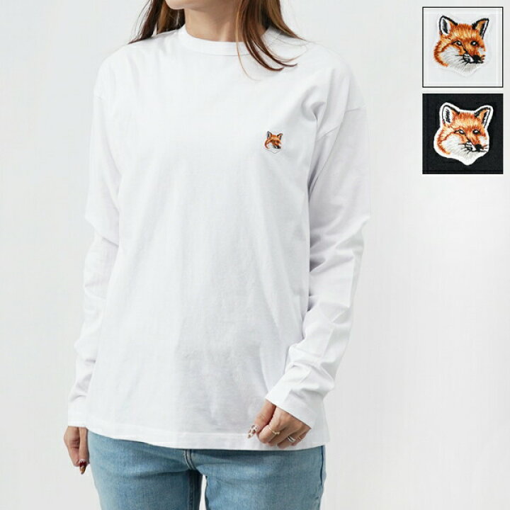 楽天市場】MAISON KITSUNE メゾンキツネ 長袖Tシャツ FU00163KJ0010 