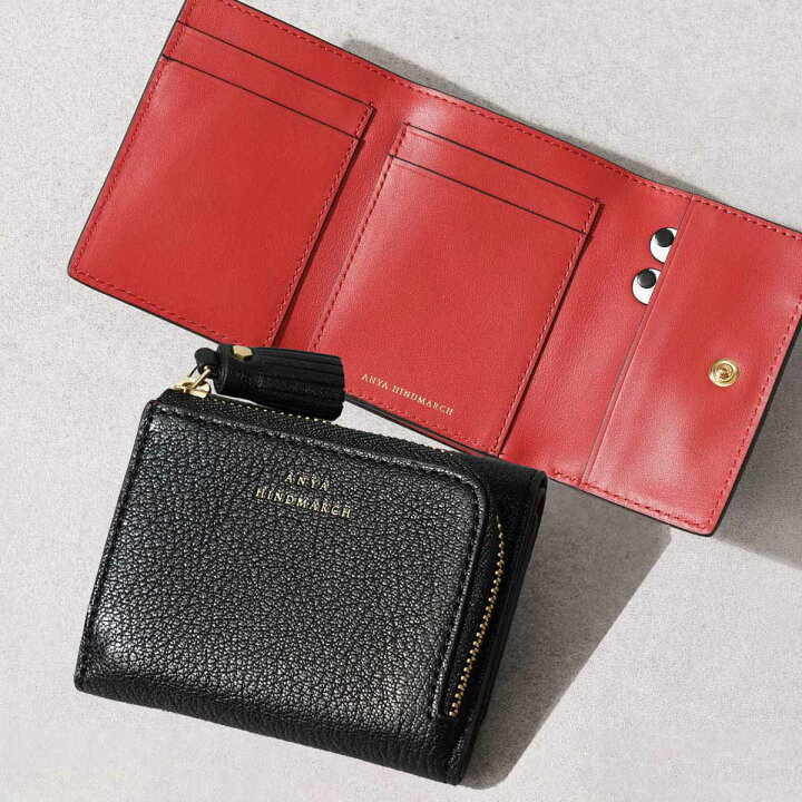 楽天市場】ANYA HINDMARCH アニヤハインドマーチ 三つ折り財布 159890  