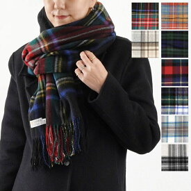 【在庫処分！決算SALE】TWEED MILL ツイードミル ストール マフラー 大判 throw check 70×190 レディース ひざ掛け ウール