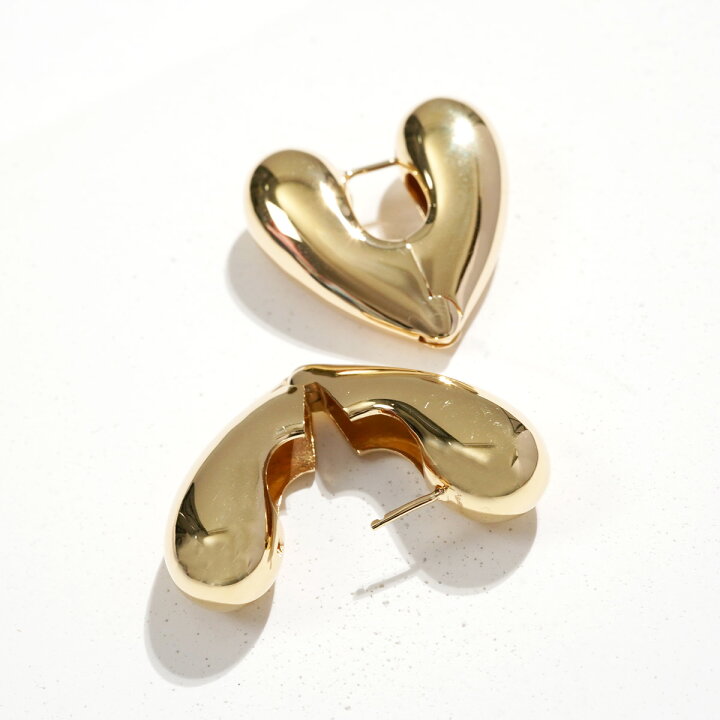 楽天市場】ANNIKA INEZ アニカイネズ ピアス 両耳 Heart Hoops Lrg 