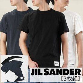JIL SANDER ジルサンダー プラス 3枚組半袖Tシャツ J47GC0001 000 メンズ カットソー パックT