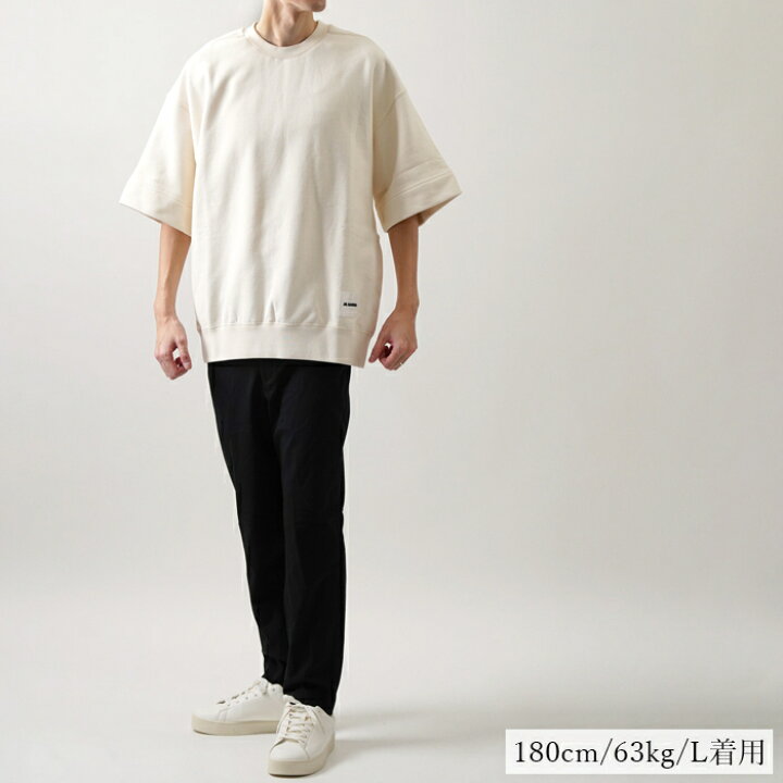 楽天市場】JIL SANDER ジルサンダー プラス 半袖スウェットシャツ