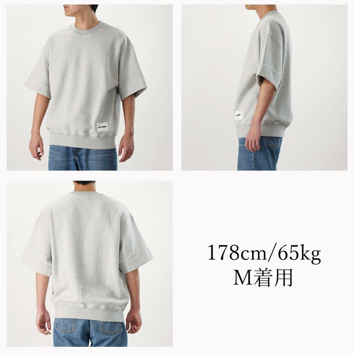 楽天市場】JIL SANDER ジルサンダー プラス 半袖スウェットシャツ 