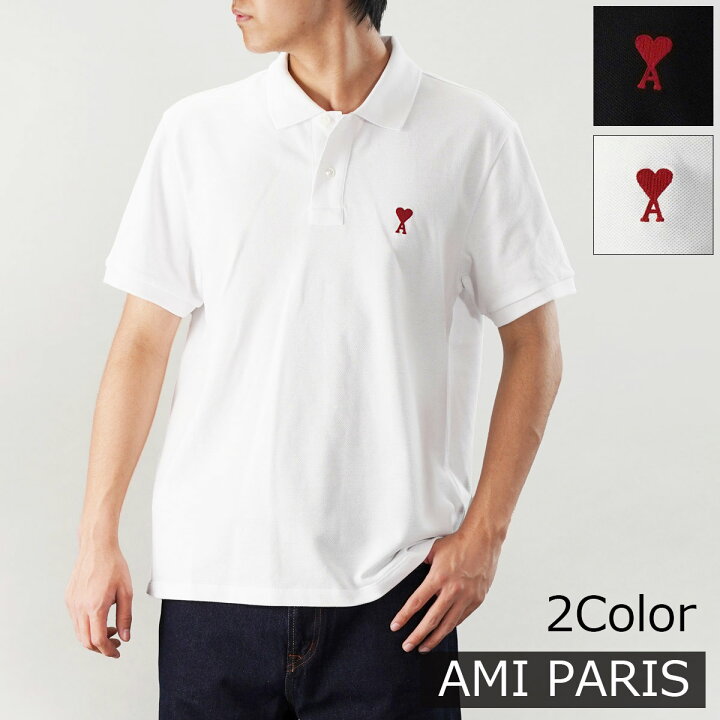 楽天市場】ami paris アミパリス 半袖ポロシャツ BFUPL001 760 メンズ 