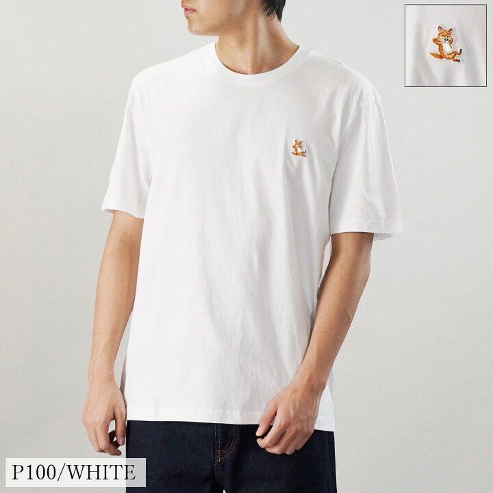 楽天市場】MAISON KITSUNE メゾンキツネ Tシャツ 半袖 LM00110KJ0008  
