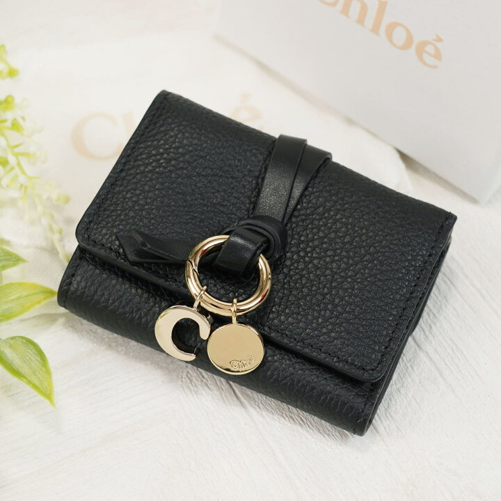 Chloe三つ折り財布 （美品☆クロエ 三つ折り財布 アルファベット  