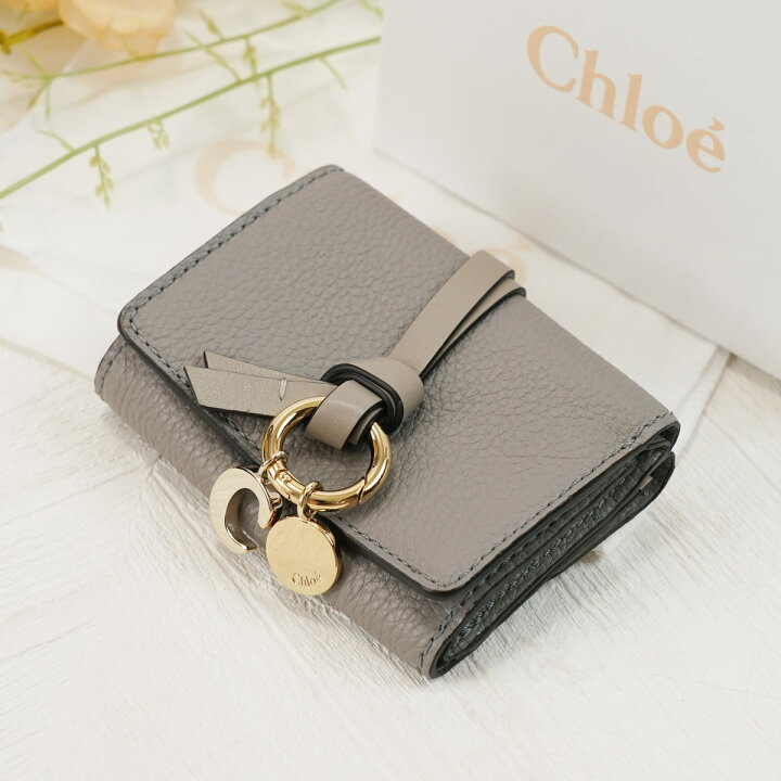 楽天市場】CHLOE クロエ 三つ折り財布 ALPHABET CHC21WP946F57 053  