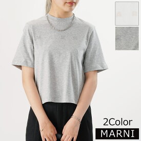 【大人もOK】MARNI KIDS マルニキッズ 半袖Tシャツ M01027 M00NE レディース キッズ カットソー ラメロゴ