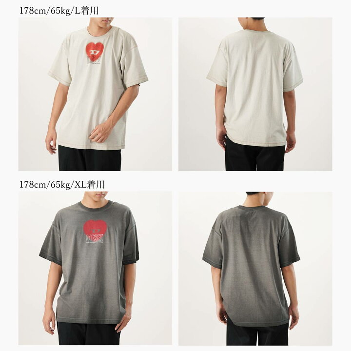 楽天市場】DIESEL ディーゼル 半袖Tシャツ T-Buxt-N4 A13395 0AMDA 