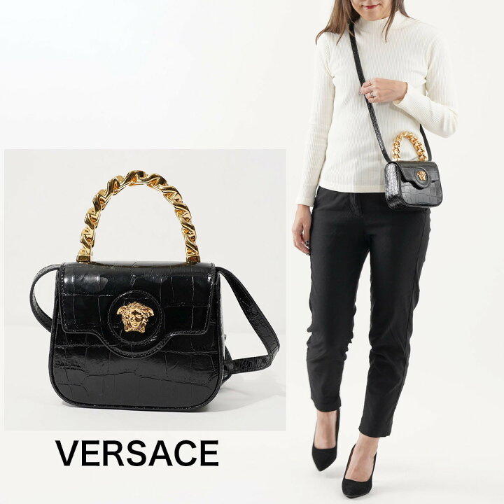 楽天市場】VERSACE ヴェルサーチ ハンドバッグ 1003016 1A08724 1B00V 