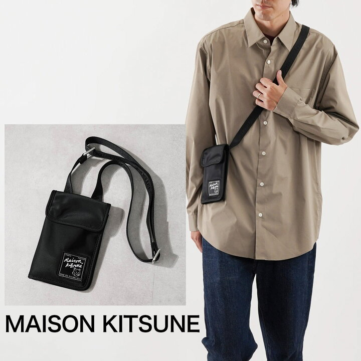 楽天市場】MAISON KITSUNE メゾンキツネ ショルダーバッグ  