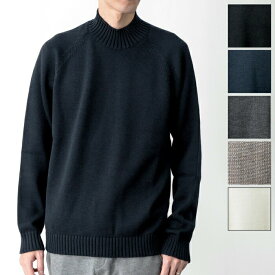【SALE】ZANONE ザノーネ モックネック ニット LUPO RAG 810188 ZR229 メンズ 5ゲージ セーター ウール 長袖 ラグラン 無地