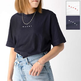 MARNI KIDS マルニキッズ【大人もOK】半袖Tシャツ M01413 M00RF レディース キッズ ガールズ カットソー ミニロゴ