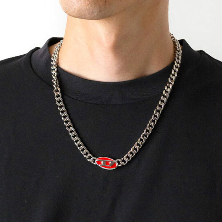 楽天市場】DIESEL ディーゼル チェーンネックレス DX1446040 メンズ 
