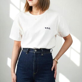 APC A.P.C.アーペーセー 半袖Tシャツ COHBQ F26390 レディース Boxy Petit VPC 半袖 カットソー ショート丈 ロゴT ちびロゴT ミニロゴT