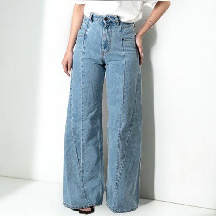楽天市場】Maison Margiela メゾンマルジェラ ワイドデニム パンツ  