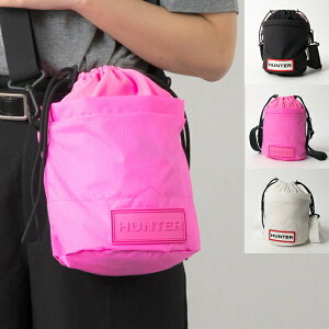 �yP20�{�ΏہzHUNTER �n���^�[ �V�����_�[�o�b�O UBX3602NRS TRAVEL RIPSTOP BUCKET ���f�B�[�X �g���x�� ���b�v�X�g�b�v �o�P�b�g �y�� �V���v�� �J�W���A�� �� �N���X�{�f�B[po_nijyuu]