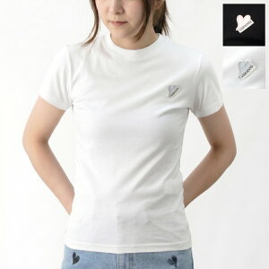 KIMHEKIM �L���w�L�� ����T�V���c MINI HEART PATCH SLIM FIT T-SHIRT ZF5JS07 ���f�B�[�X �X�����t�B�b�g �n�[�g�p�b�`[po_one]